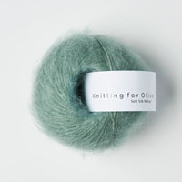Knitting for Olive | Soft Silk Mohair Støvet Aqua