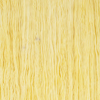 Sysleriget hand dyed yarn in single ply merino wool in the color Limoncello.