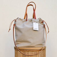 Minuk | Strikketaske - Sand