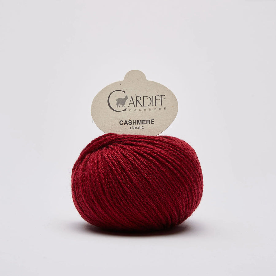 Cardiff Cashmere | Cashmere Classic Granata 628