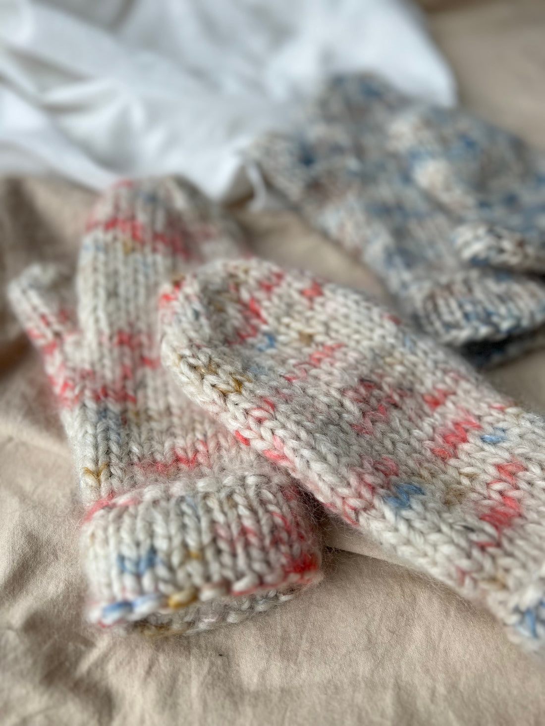 Strikkeopskrift | Chunky Winter Mittens