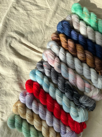 Sysleriget Cashmere Sock | Our Favourites Kit - 12 Mini Skeins