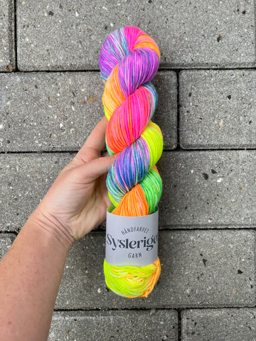 Sysleriget Sock DK | Neon Rainbow
