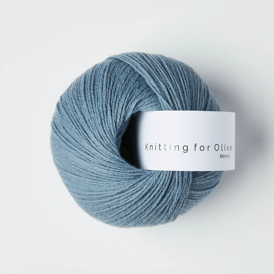 Knitting for Olive | Merino Støvet Dueblå