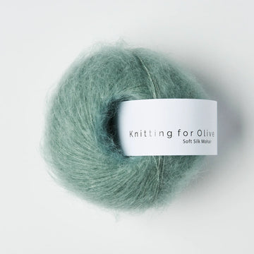 Knitting for Olive | Soft Silk Mohair Støvet Aqua