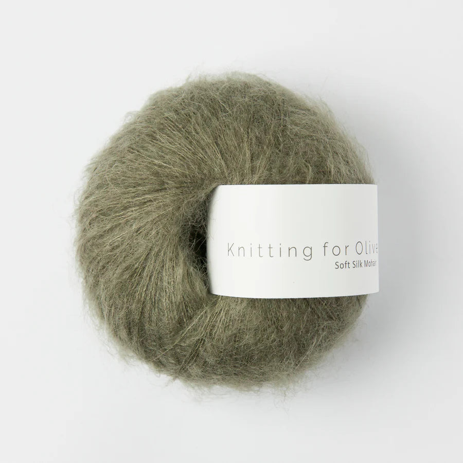 Knitting for Olive | Soft Silk Mohair Støvet Oliven