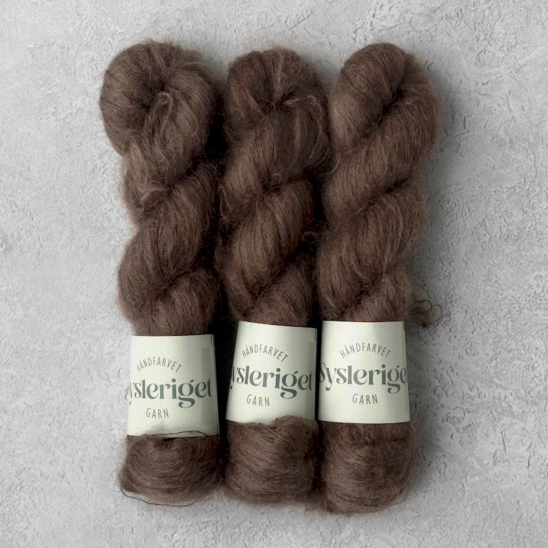Sysleriget Silk Mohair | Pecan Brown