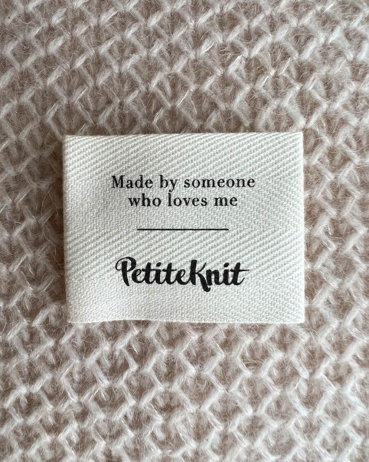 PetiteKnit | Label - Made by someone who loves me